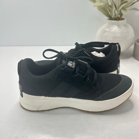 Sorel Out N About III Low Top Sneakers Black NL4860-010 Women 6 NWOB - Picture 7 of 9